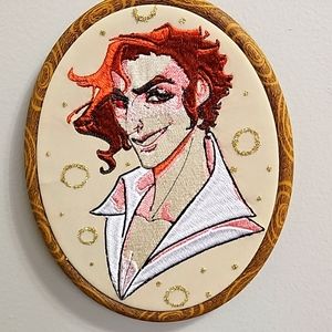 Handmade embroidery Julian by Arcana hoop